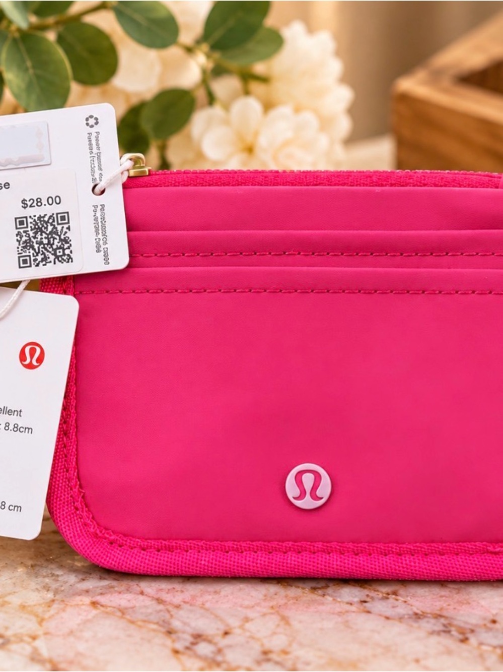 lululemon athletica Hot Pink Card & Key Holder